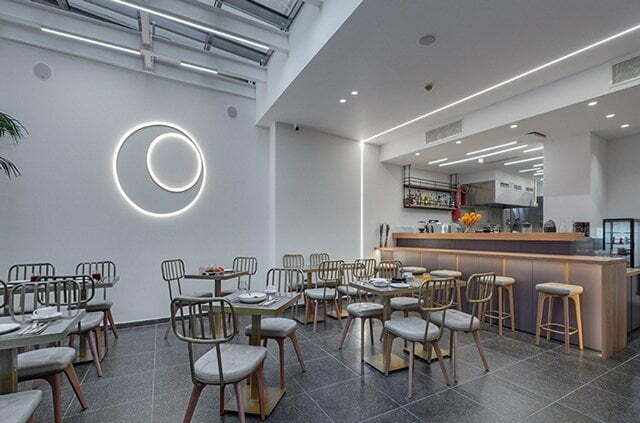 Restaurant of Hellenic vibes smart hotel in Athens