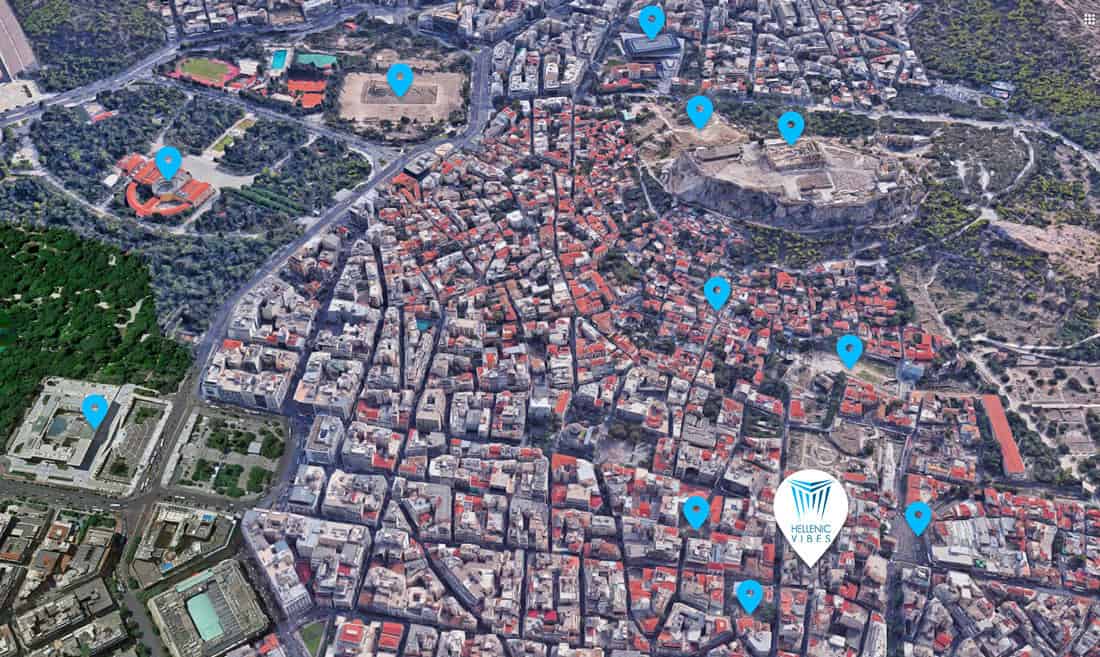 Athens image map